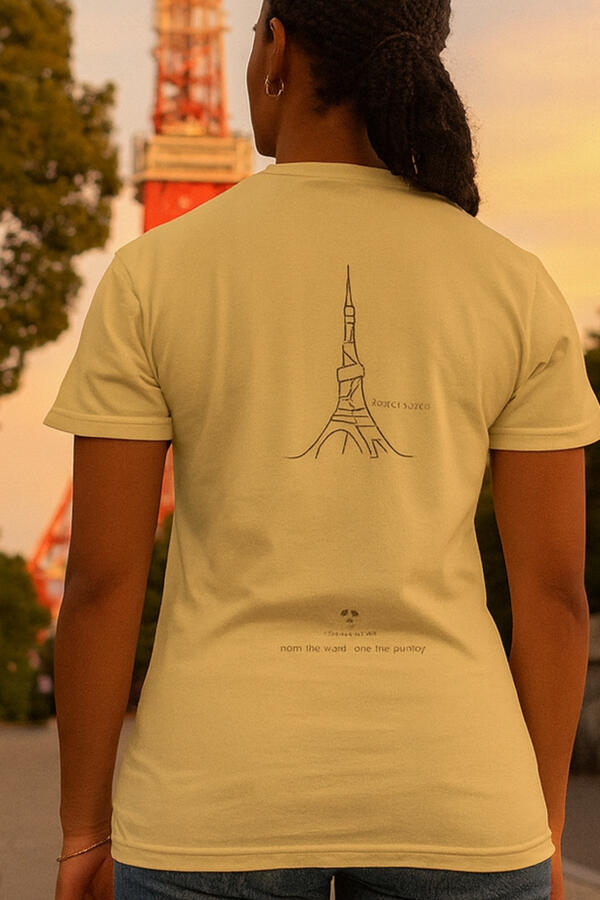 Nomadro limited edition travel T-shirt – minimalist design Tokyo – only 10 made